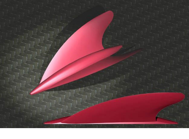 <b>Dart Fin</b><span><br /> Designed by <b>Michael Le Beau</b> • Created in Ashlar-Vellum CAD & 3D Modeling Software</span>