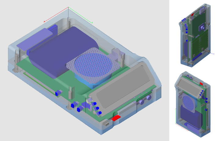 <b>Portable Real-time Voice Translator</b><span><br /> Designed by <b>Tim Ponn.</b>  • Created in <a href='/3d-modeling/3d-modeling-cobalt.html'>Cobalt CAD & 3D Modeling Software</a></span>