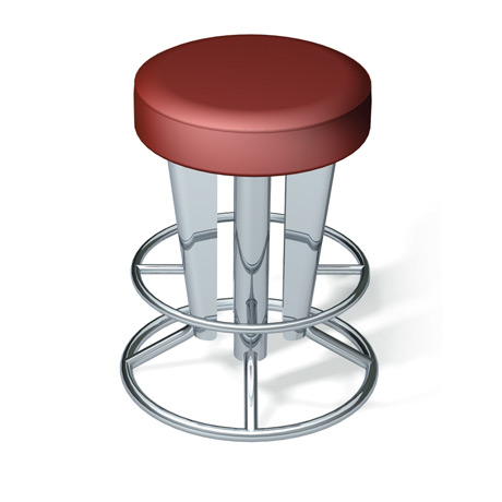 <b>Saturn Casino Stool</b><span><br /> Designed by <b>Jean-François Jaques</b> of <b>Météore Design</b> • Created in <a href='/3d-modeling/3d-modeling-cobalt.html'>Cobalt</a></span>